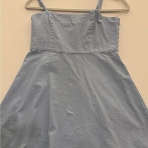 Superdown Light Blue Strappy Dress